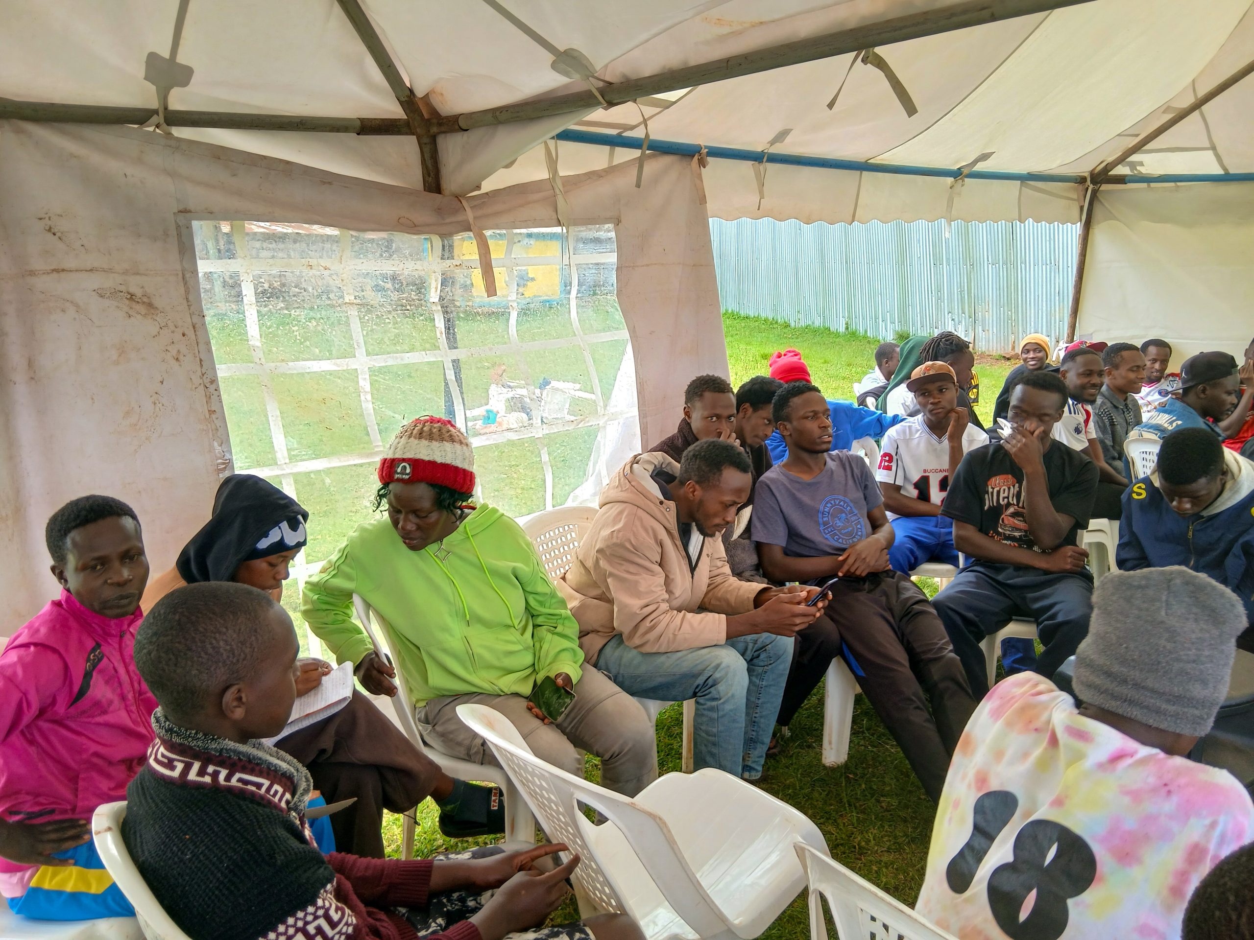 Participants in training