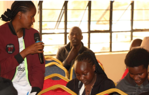 Community members gathered for public participation forum